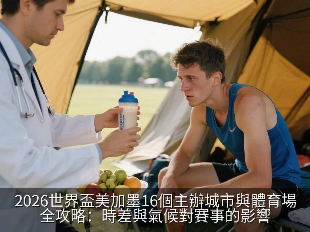 體育數據分析師在螢幕前評估球隊賽程、氣候與地理數據的現代化工作環境