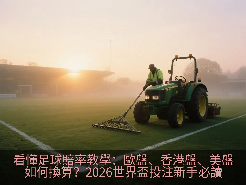 看懂足球賠率教學：歐盤、香港盤、美盤如何換算？2026世界盃投注新手必讀